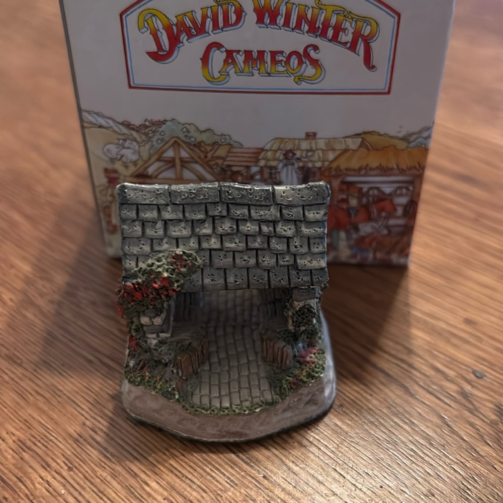 Vintage David Winter Cameos. “Lych Gate” new with original box.